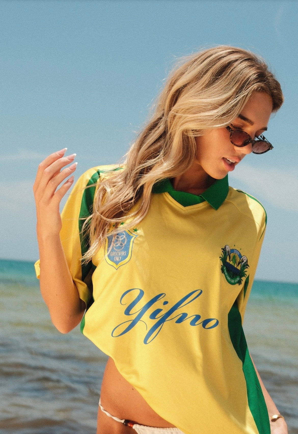 Yellow Groovers Soccer Jersey