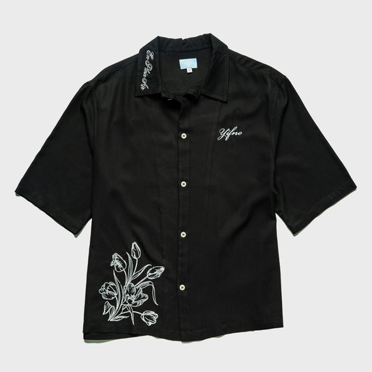 EPA Short Sleeve Button Up(Black)