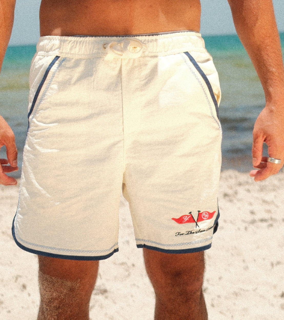 Vacay Swim Trunks Off White