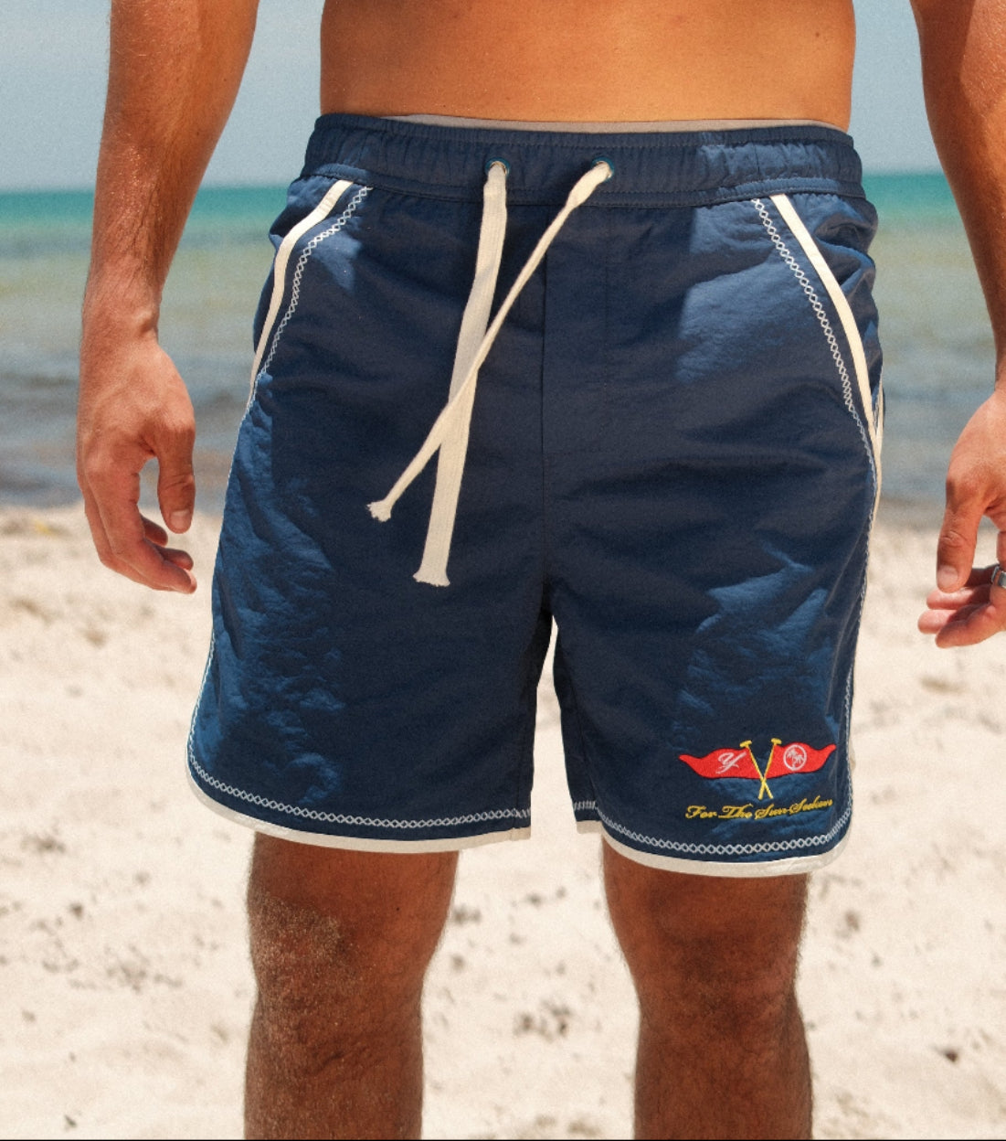 Vacay Swim Trunks Navy