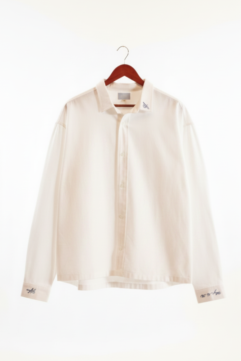 Sammy Washed Cotton Lounge Shirt