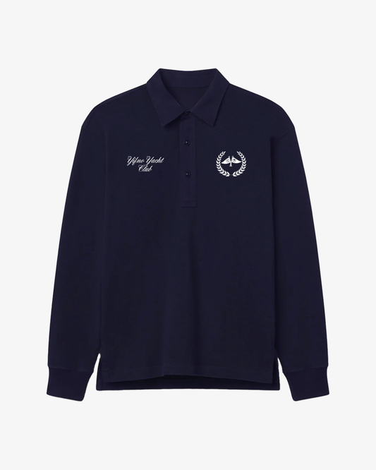 L/S YACHT CLUB POLO NAVY